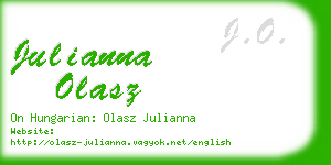julianna olasz business card